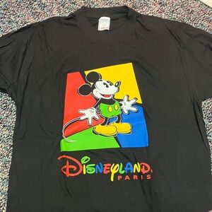 VINTAGE. Disneyland Paris Mickey Mouse Disneyland Paris T-Shirt -